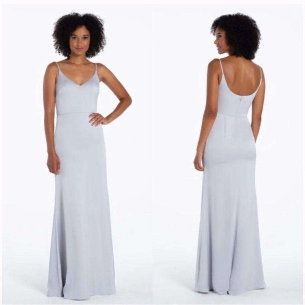 NWT Hayley Paige Occasions Dress in Cloud. Size 10.